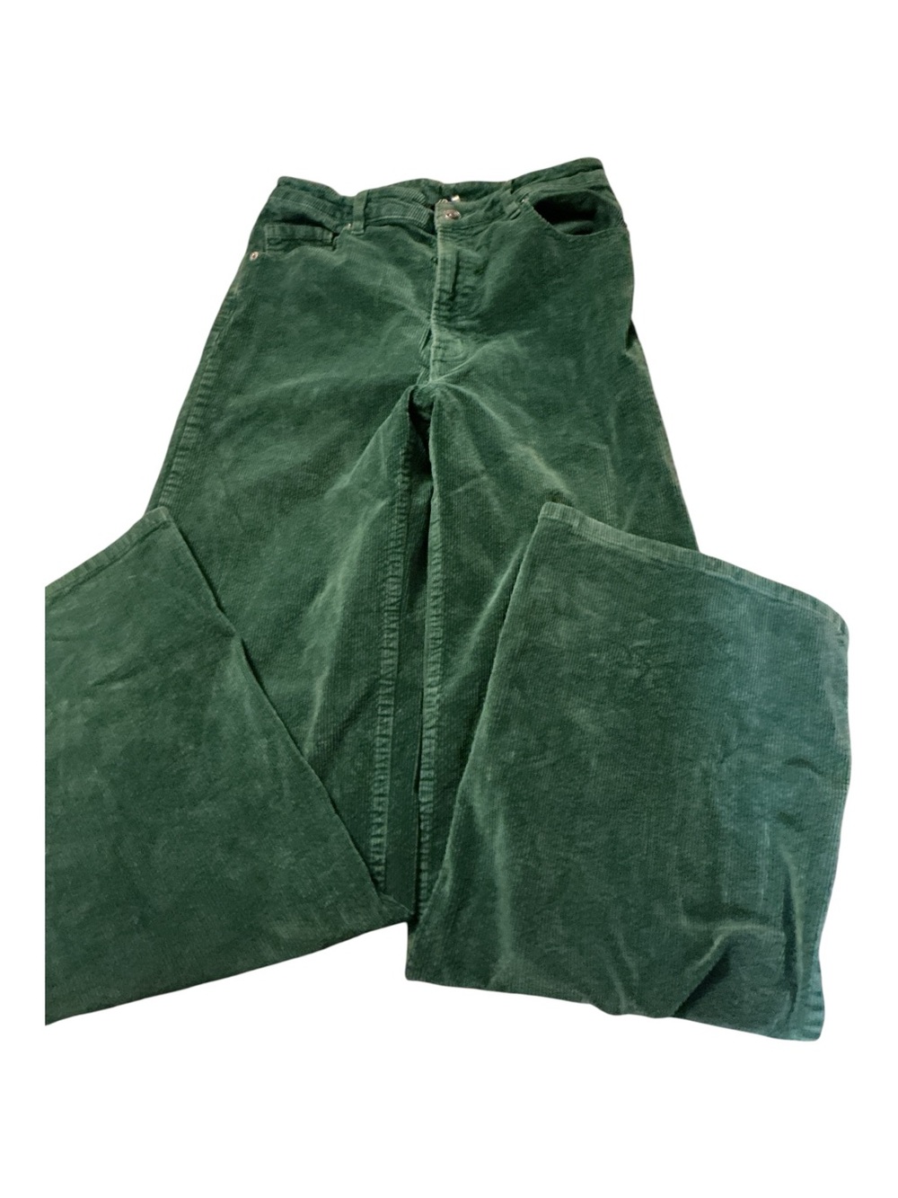 H&M Men's Forest Green Corduroy Pants